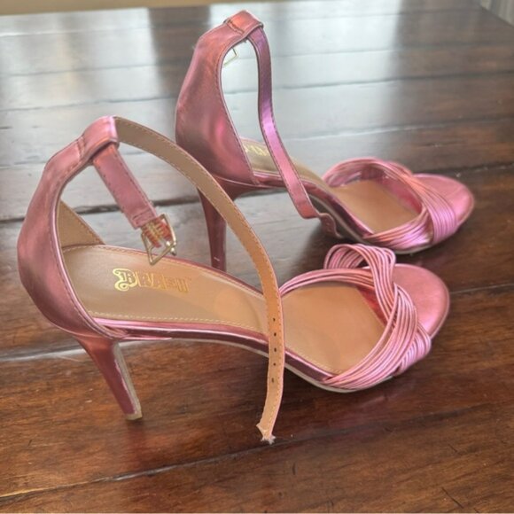 Pink Brash Strappy Heels- Size 42 - Picture 1 of 10
